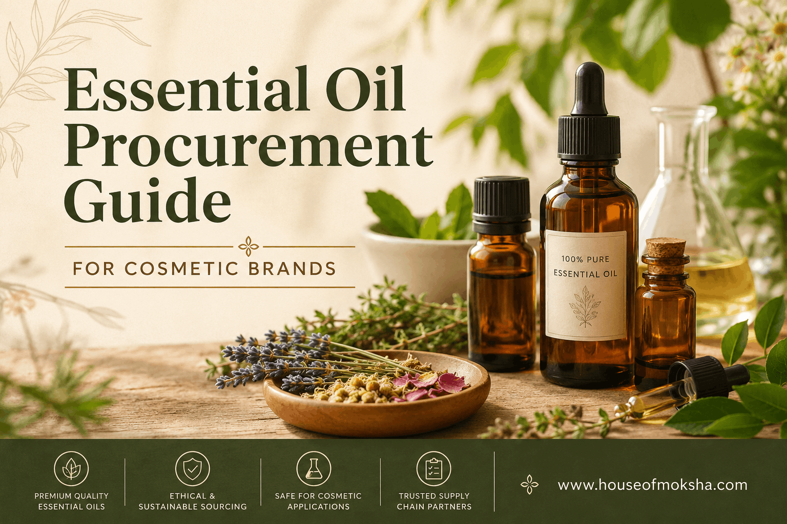 Essential Oil Procurement Guide for Cosmetic Brands
