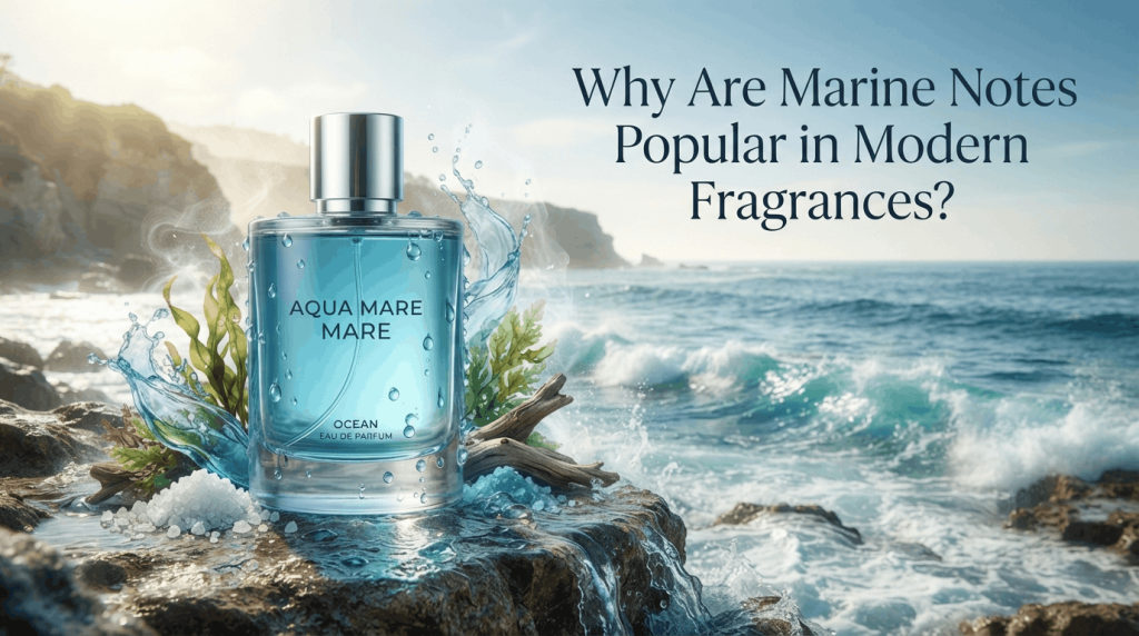 Why are Marine Notes popular in modern fragrances
